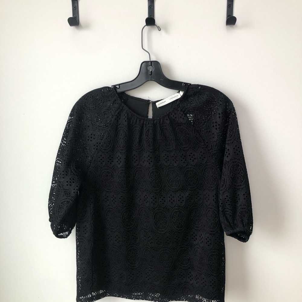 IN WEAR Elegant Black Lace Top
NWT